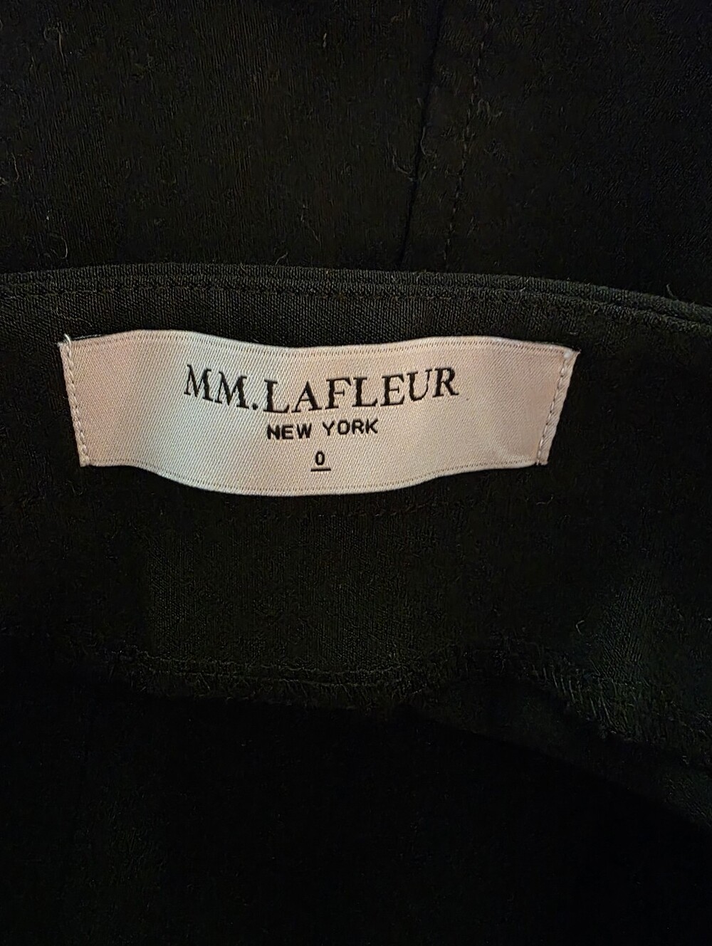 MM. Lafleur Black Straight-Leg Pull-On Adjustable Length Pants Size 0 - Picture 5 of 13